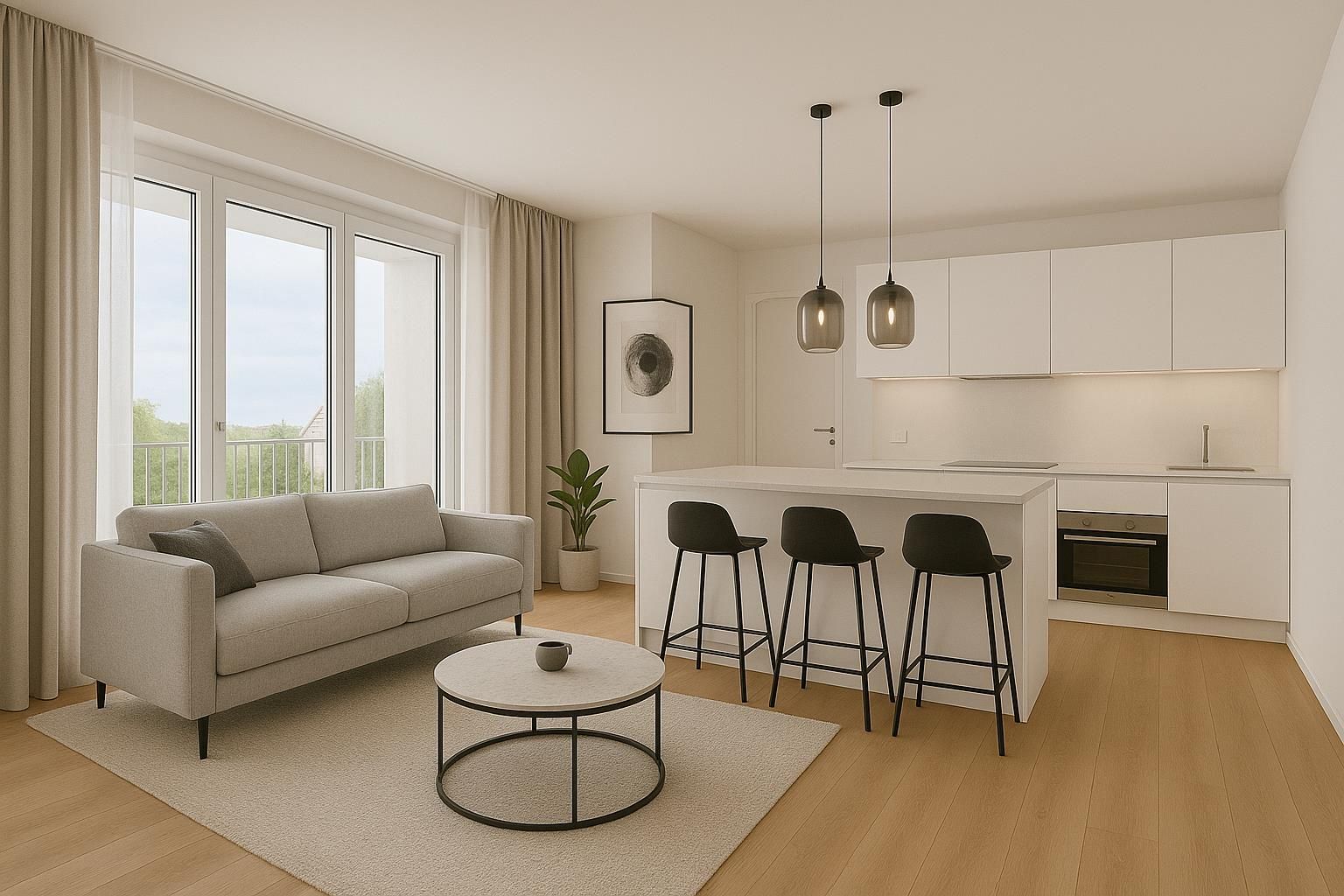 4-Zimmer-Wohnung mit großer Terrasse im FRIEDRICH