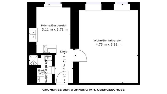 KITZIMMO-Mietwohnung in der Hinterstadt von Kitzbühel.