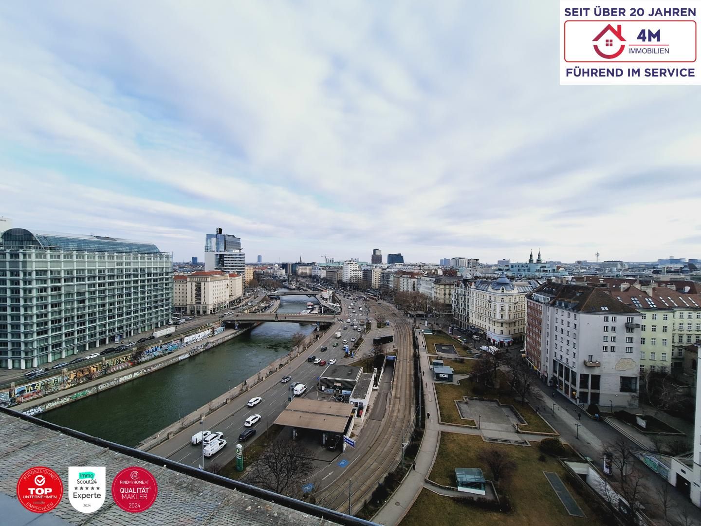 Charmantes City-Appartement im Herzen Wiens + 360°-Gemeinschaftsdachterrasse