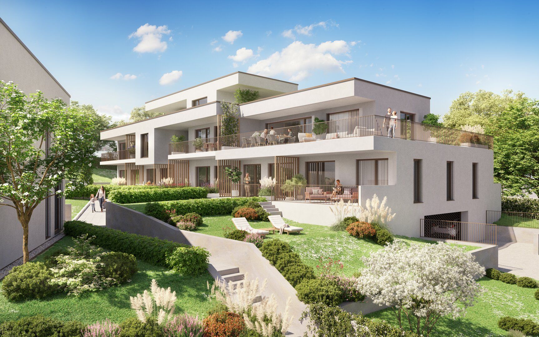 Exklusives PENTHOUSE mit 150 m² Dachterrasse - einmaliger Blick ins Grüne! St. Peter! - Vista 5