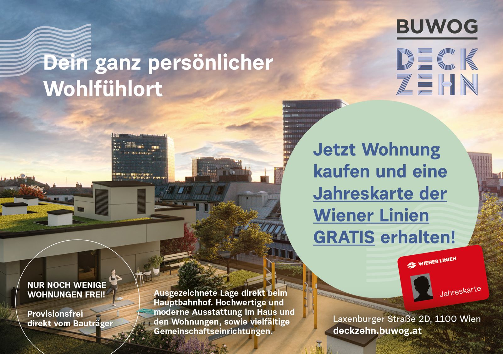 2 Zimmer mit Loggia - Erstbezug - provisionsfrei und gratis Jahreskarte Wr. Linien