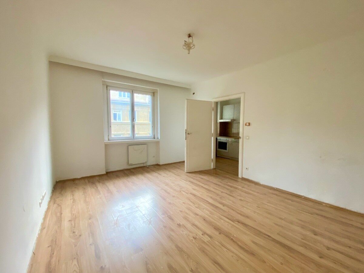 2 Zimmer-Wohnung ZUM SANIEREN, BLICK ins GRÜNE!