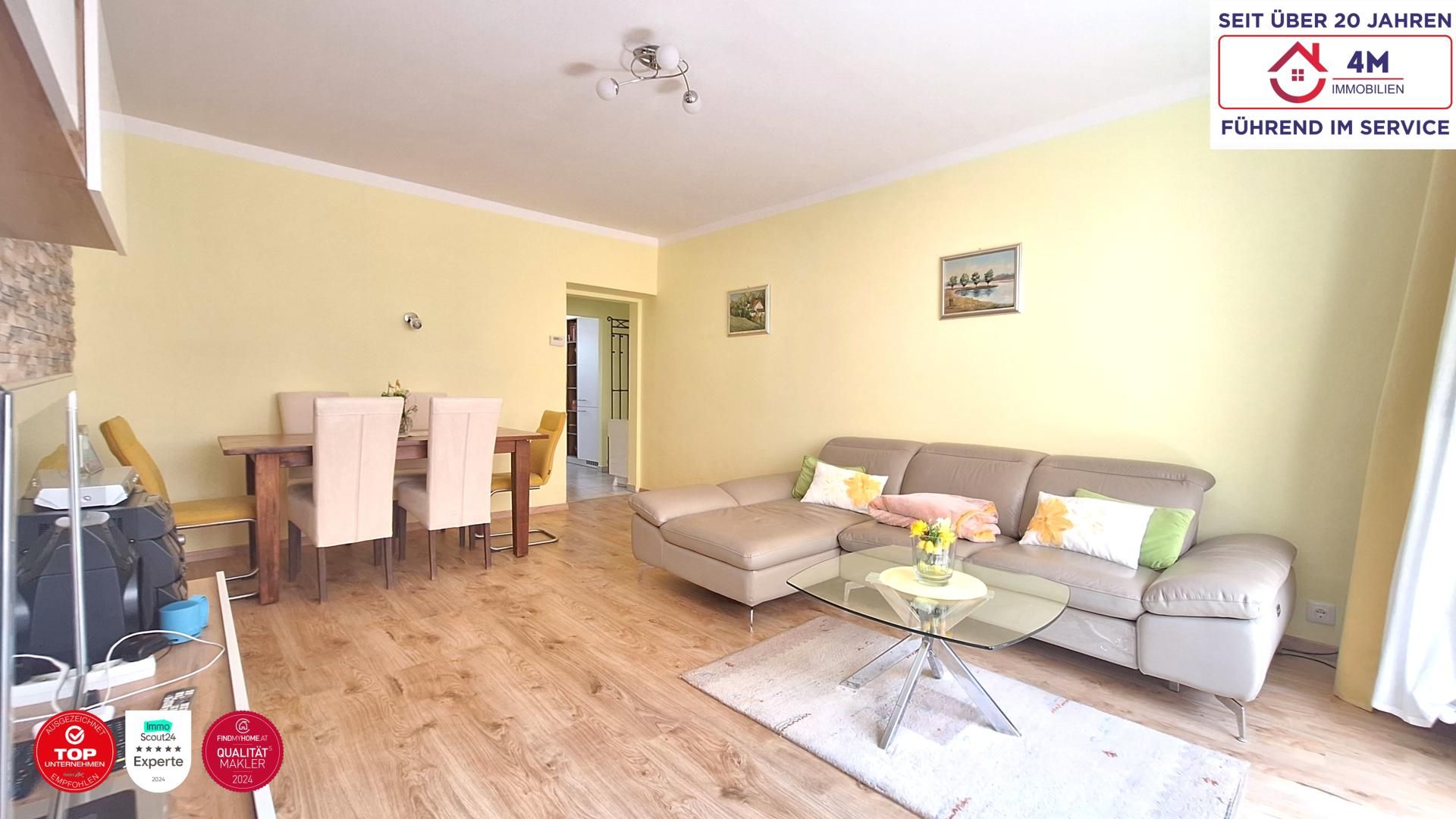    Zentral begehbare 3-Zimmer Wohnung mit Loggia im Neubau ☀️