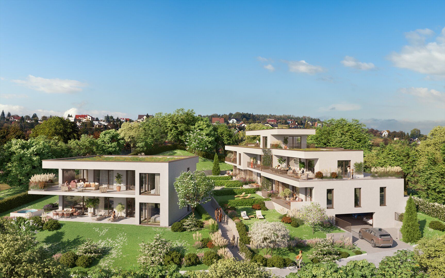 Exklusives PENTHOUSE mit 150 m² Dachterrasse - einmaliger Blick ins Grüne! St. Peter! - Vista 6