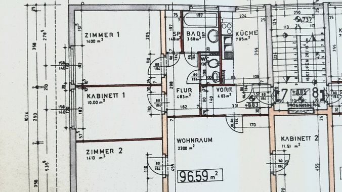 Grundriss Bauakt