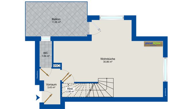 Grundriss Ebene 1