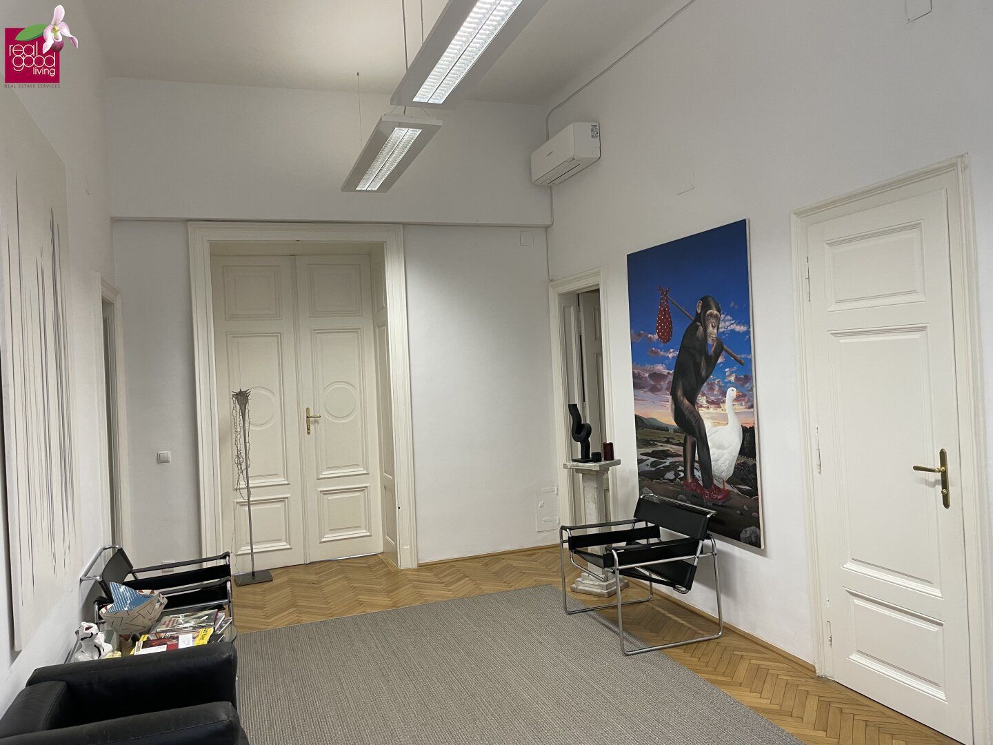 Flexibles Arbeiten im Herzen Wiens - Modernes Shared Office - Nähe Wiener Börse mit 36,60m², 2 WCs und Klimaanlage für 1.890,00 € Miete - Ansicht 4