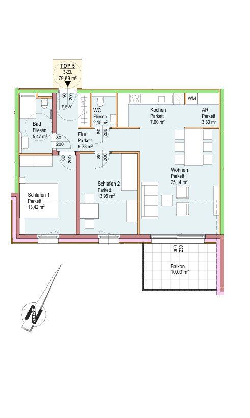 Wohnung – Oberalm, Kahlsperg - Mehr