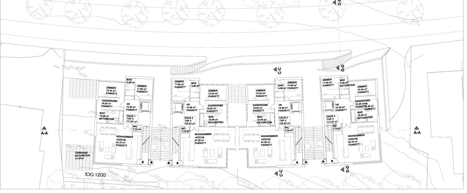 Einzigartiges Grundstück mit baugenehmigten Projekt zum Bau von 12 Luxus-Wohnungen - Ansicht 4