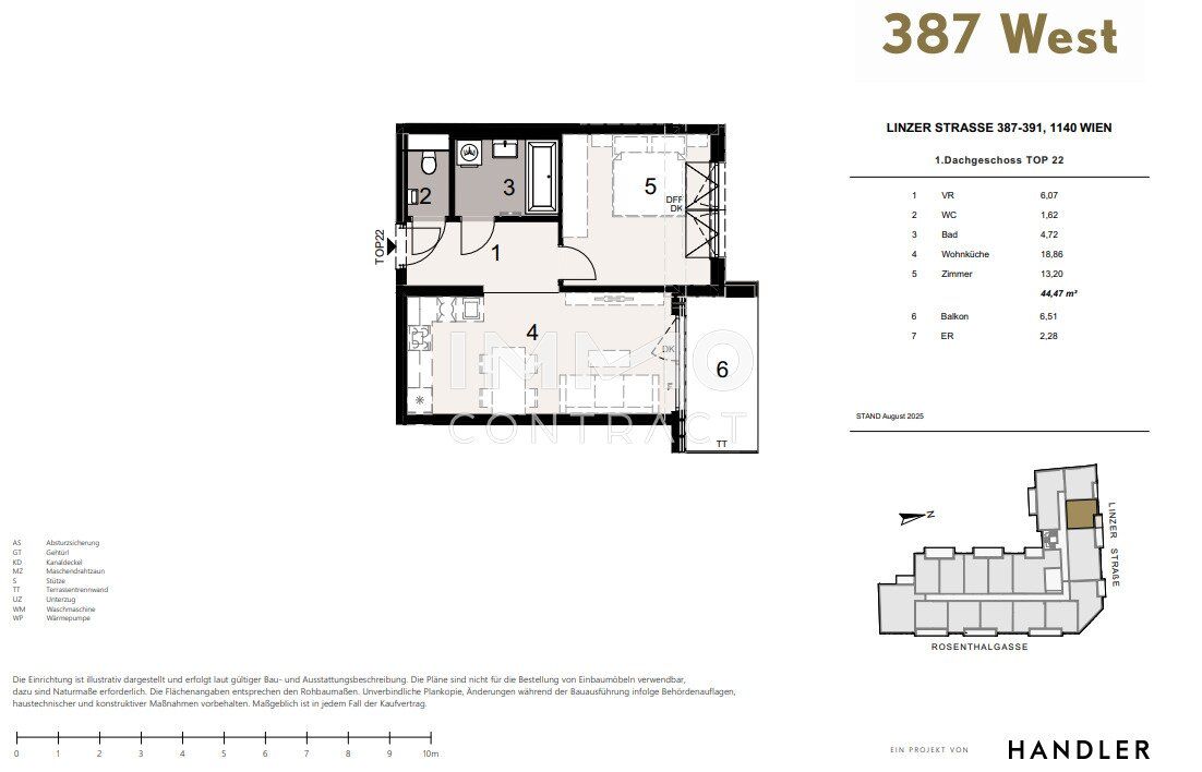 Investment von Tag 1 & Küchenbonus: tolle 2-Zimmer-Wohnung mit Balkon im Neubau - Mehr