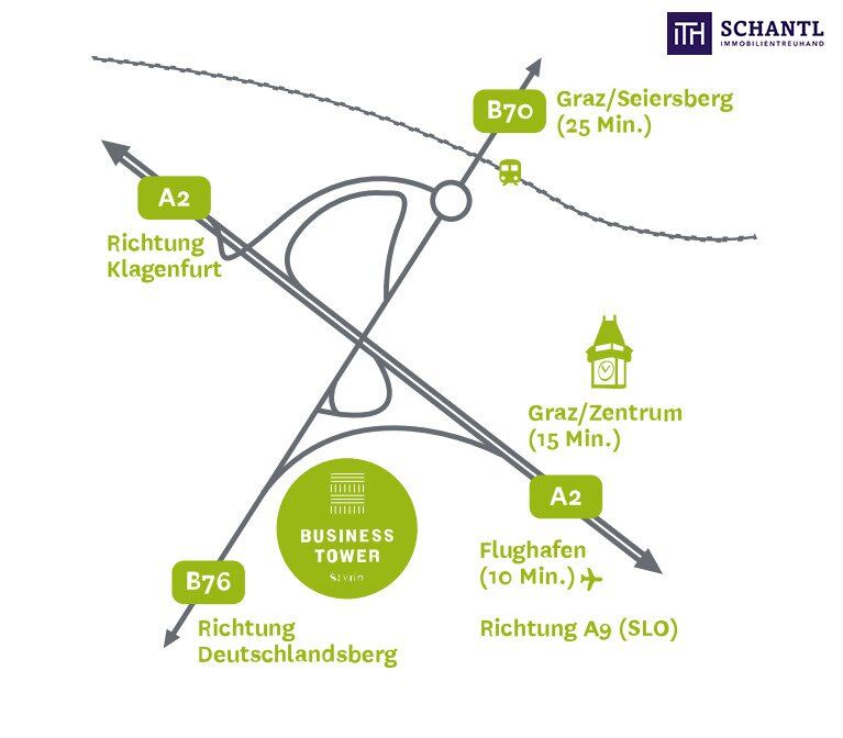 Flexible Premiumflächen in einem hochwertigen Unternehmenscampus im Business Village Styria in Lieboch - sichern Sie sich jetzt Ihre Fläche für Ihr erfolgreiches Business! - Mehr