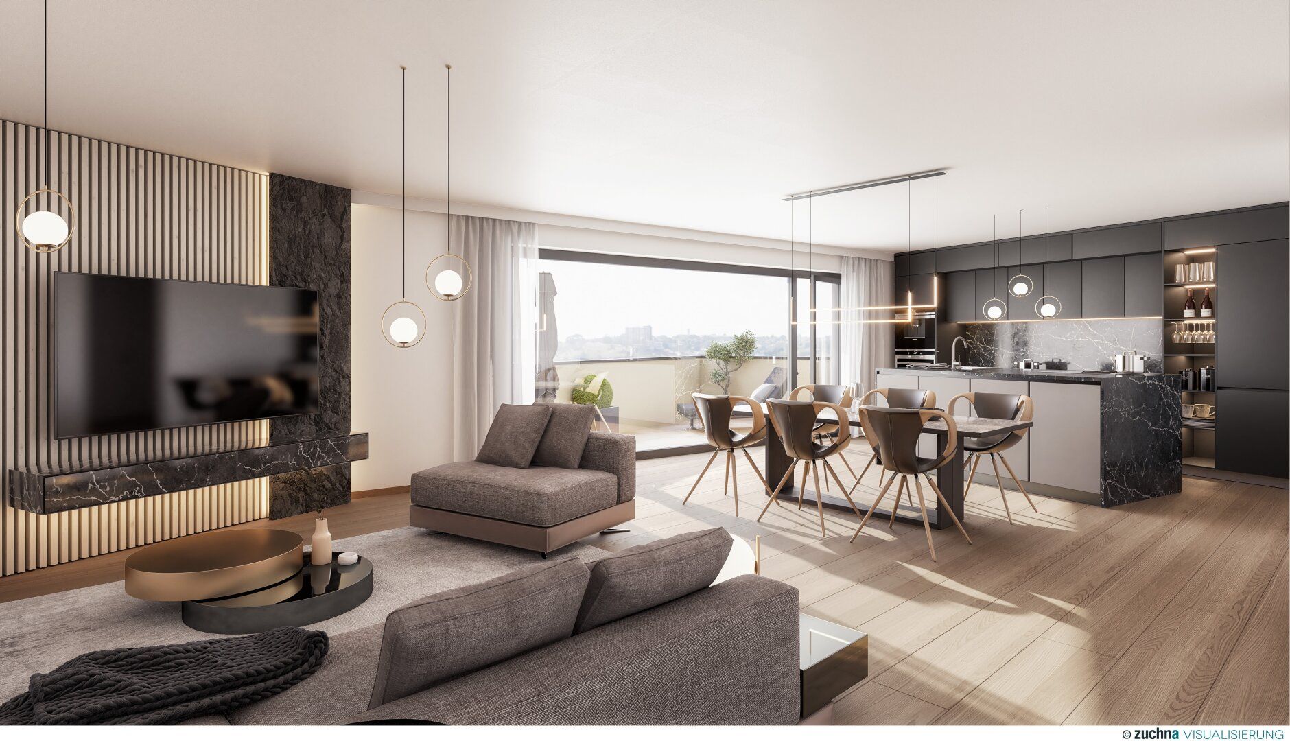 Top 7 - Moderner Wohntraum - Durchdachtes Design, stilvolle Details und ein beeindruckender Wohn- und Essbereich - Ihr perfekter Rückzugsort