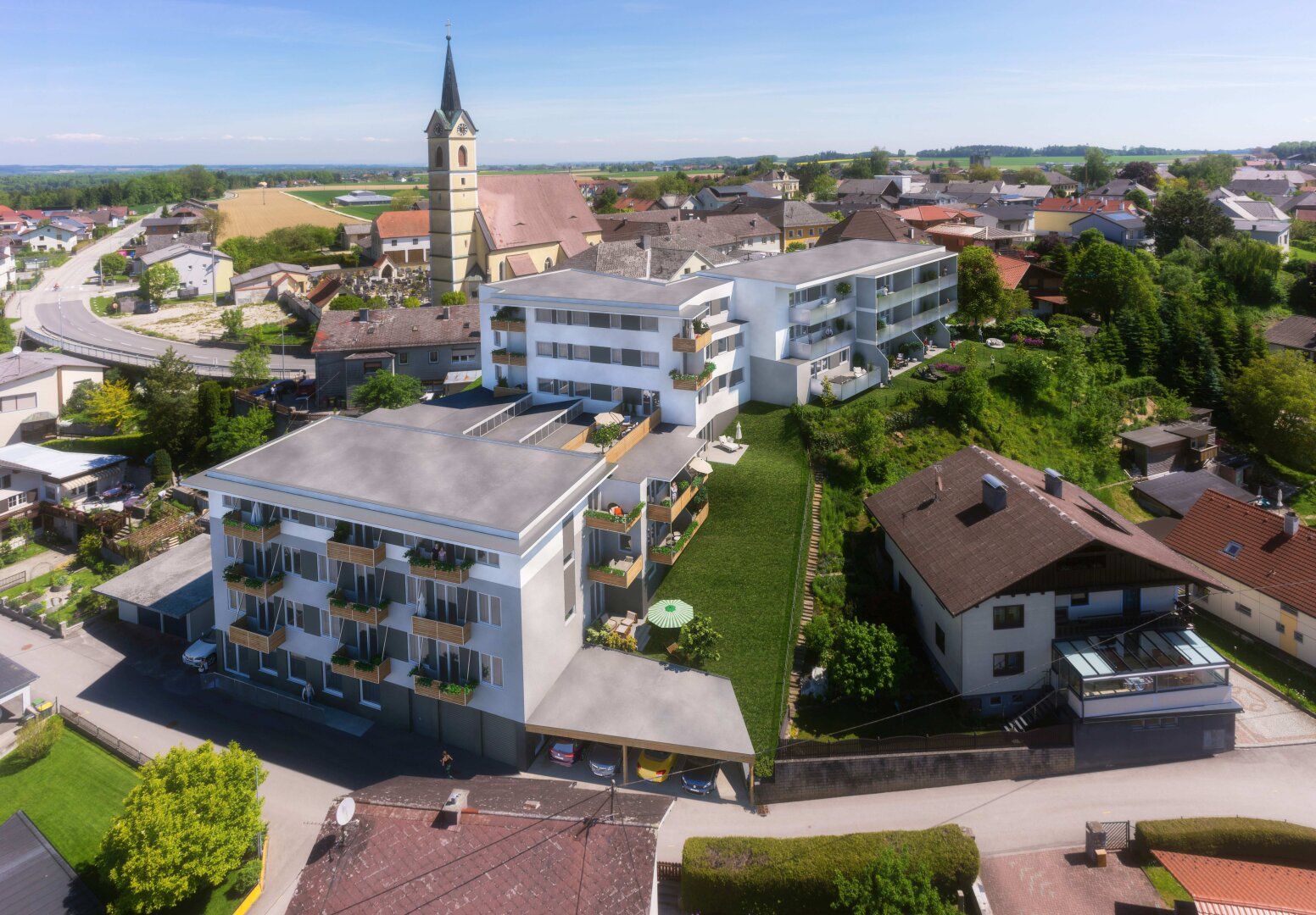 Nette 2 Zimmer Wohnung im Zentrum von Roitham zu mieten