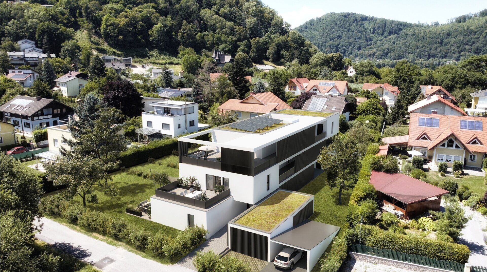 Neubauprojekt in Graz-Gösting - Wohnen im Grünen mit Stil und Privatsphäre! - VERKAUFSSTART