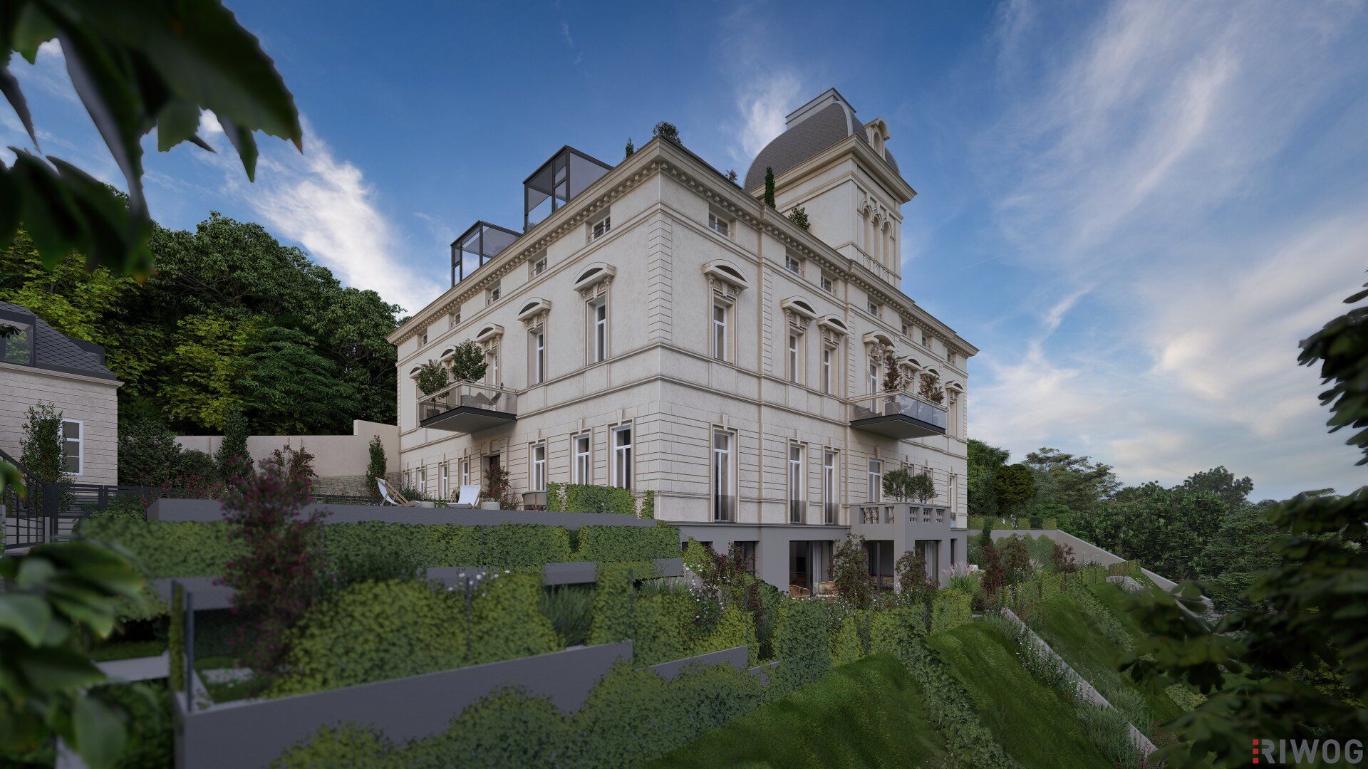WIENTALBLICK | Lichtdurchflutete Wohnung in der historischen Villa Seutter mit 4,4m Raumhöhe & Blick auf denkmalgeschützte Linde | sanierungsbedürftig | + Garten optional