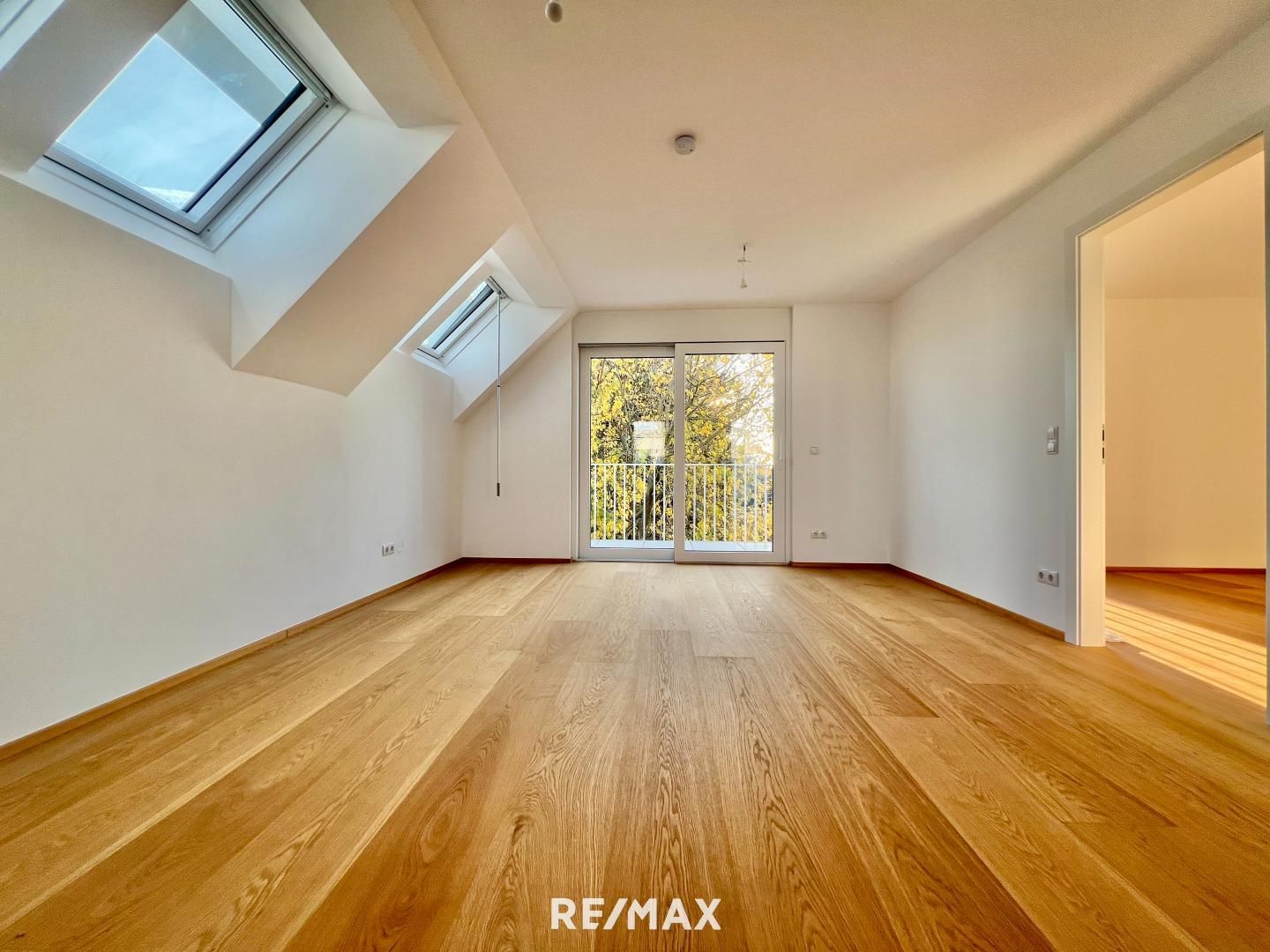 Moderne Eleganz an der Alten Donau - Durchdachte 2-Zimmer-Dachgeschosswohnung