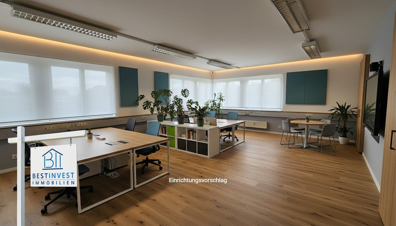 Büroflächen ab 22m² bis 410m² | Lagerflächen mit LKW Zufahrt bis 1.500m² - Mehr