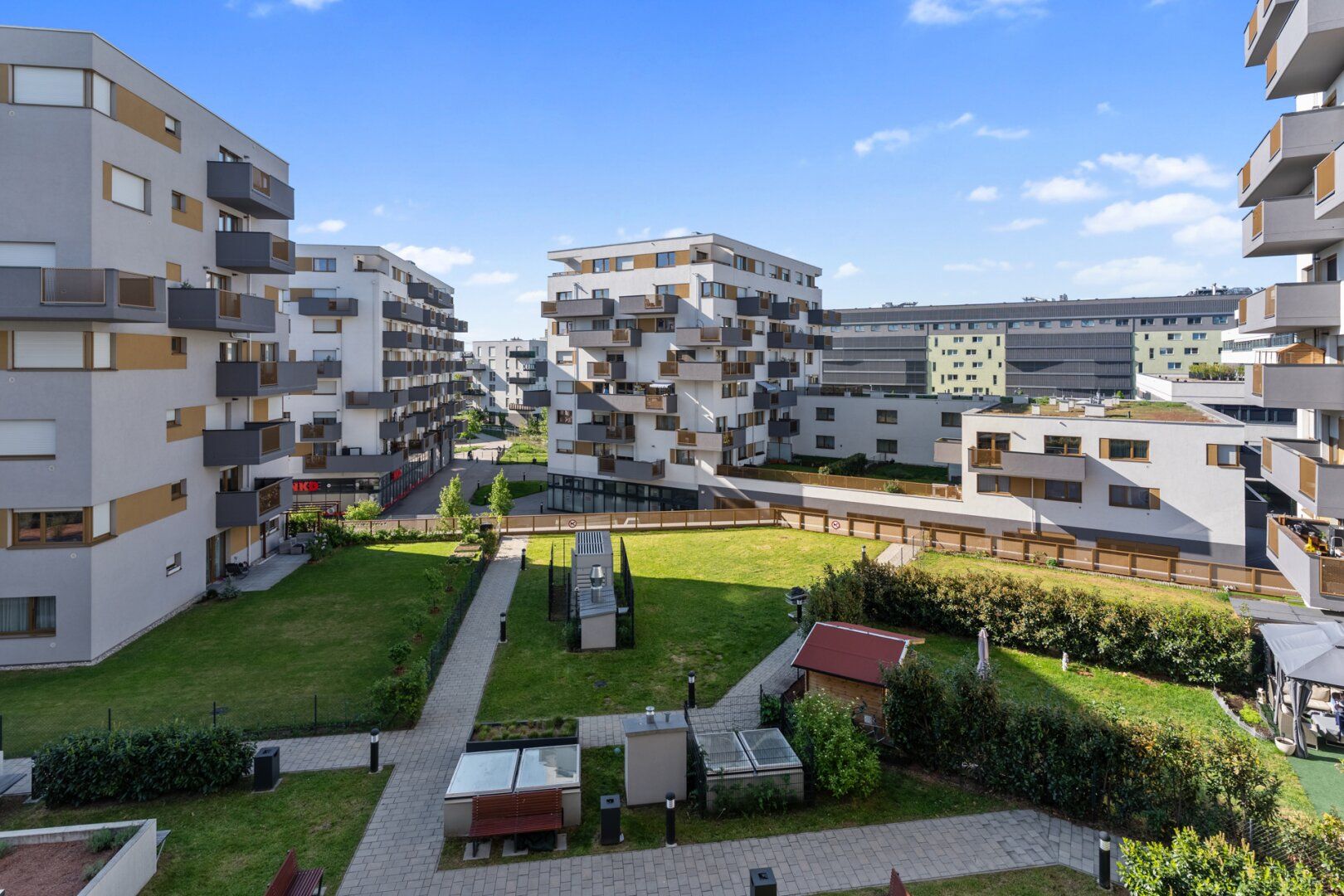 MED22 - Moderne Wohlfühloase mit Süd-Balkon - Klimaanlage