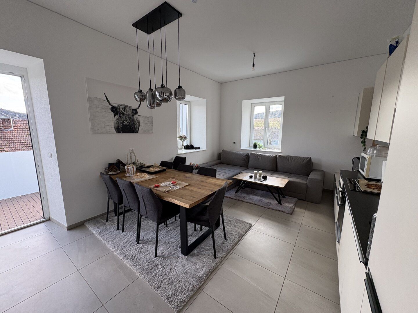 Gut vermietete 4-Zimmer-Wohnung mit Balkon in Höhnhart / Neubau