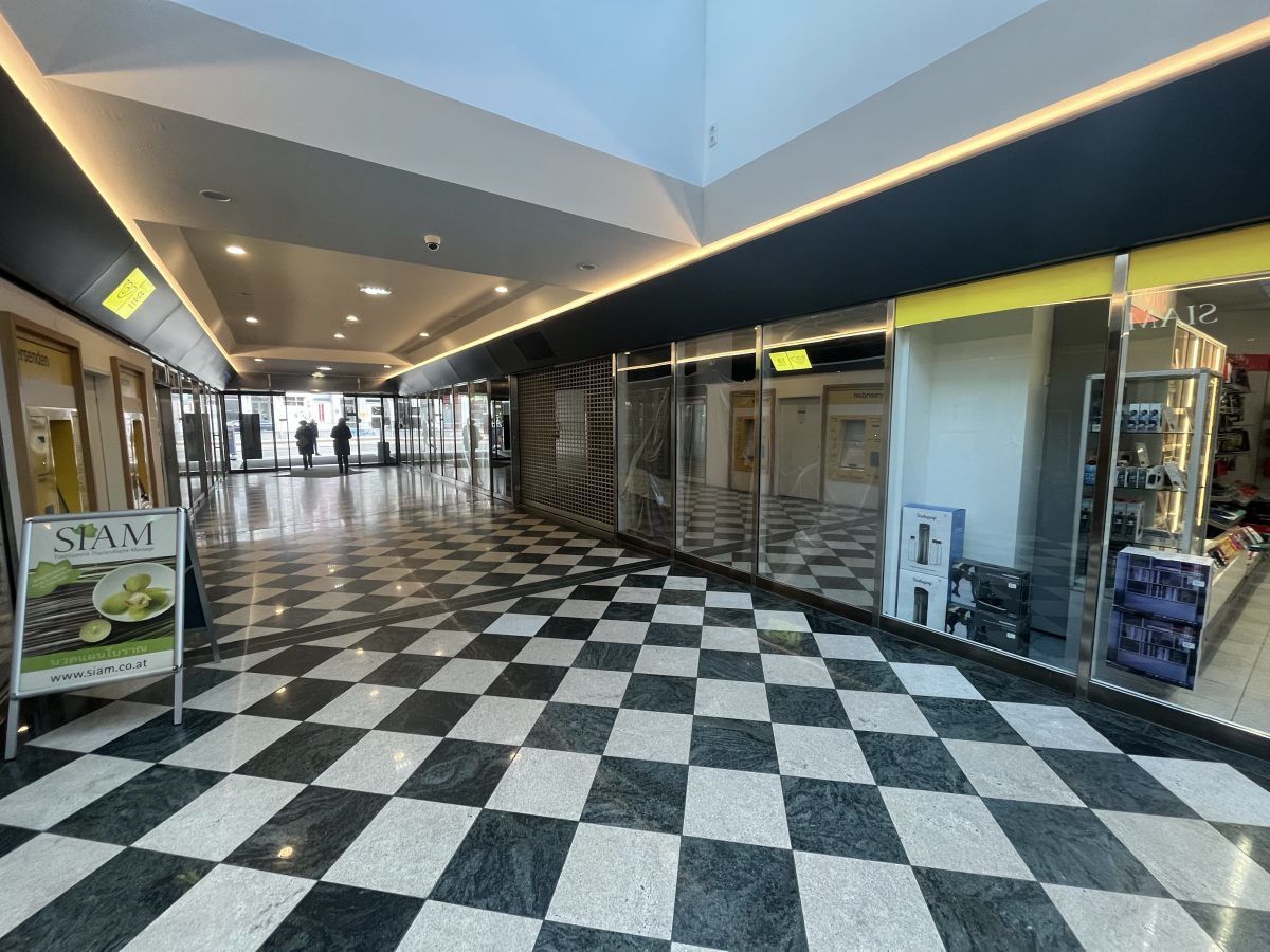 Geschäftsfläche mit Außenpräsenz in der Galerie Wieden zu mieten! - Mehr