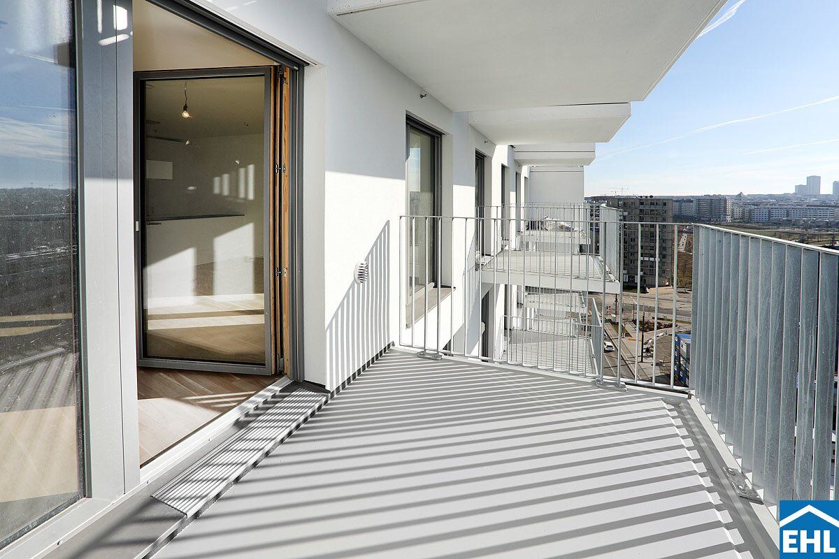 Sonnwendviertel: 4-Zimmer-Wohnung mit Balkon im 5. OG - Fitnessraum, Co-Working & Rooftop-Terrasse inklusive!
