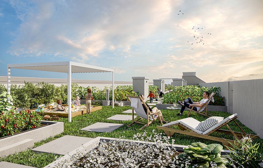 Ruhige 3-Zimmer Wohnung mit großer Terrasse - Gartenbeet inklusive