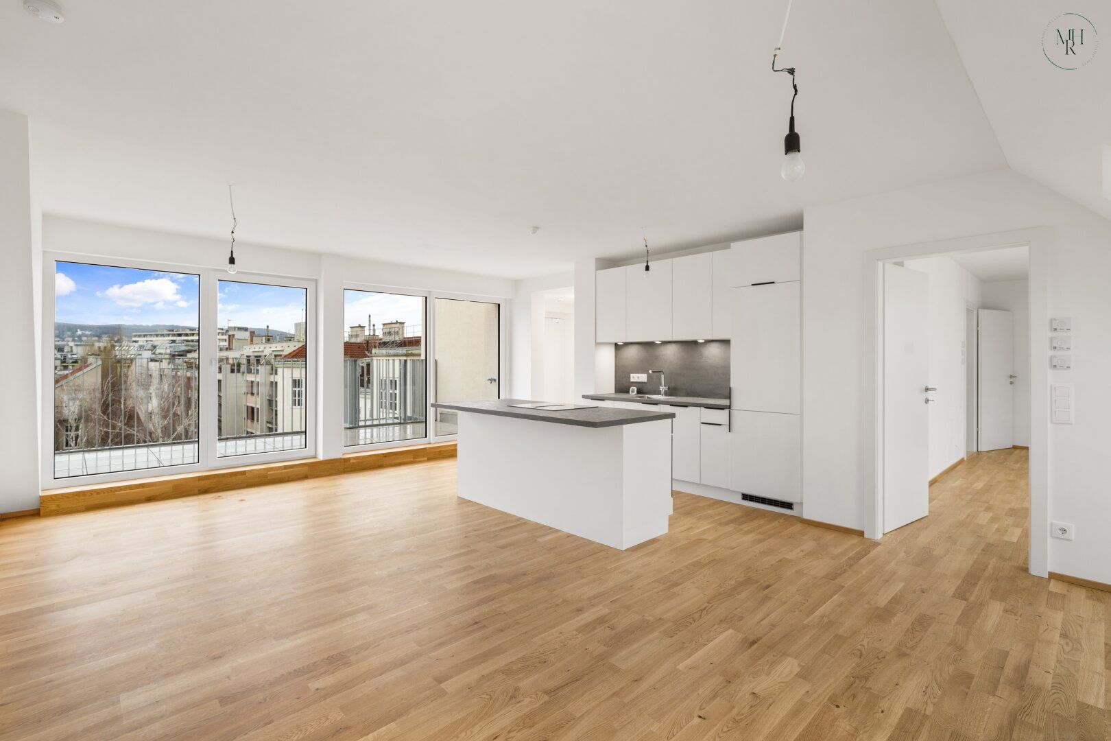 PROVISIONSFREIER MIETKAUF: Modernes Penthouse mit Dachterrasse und 360° Blick über Wien