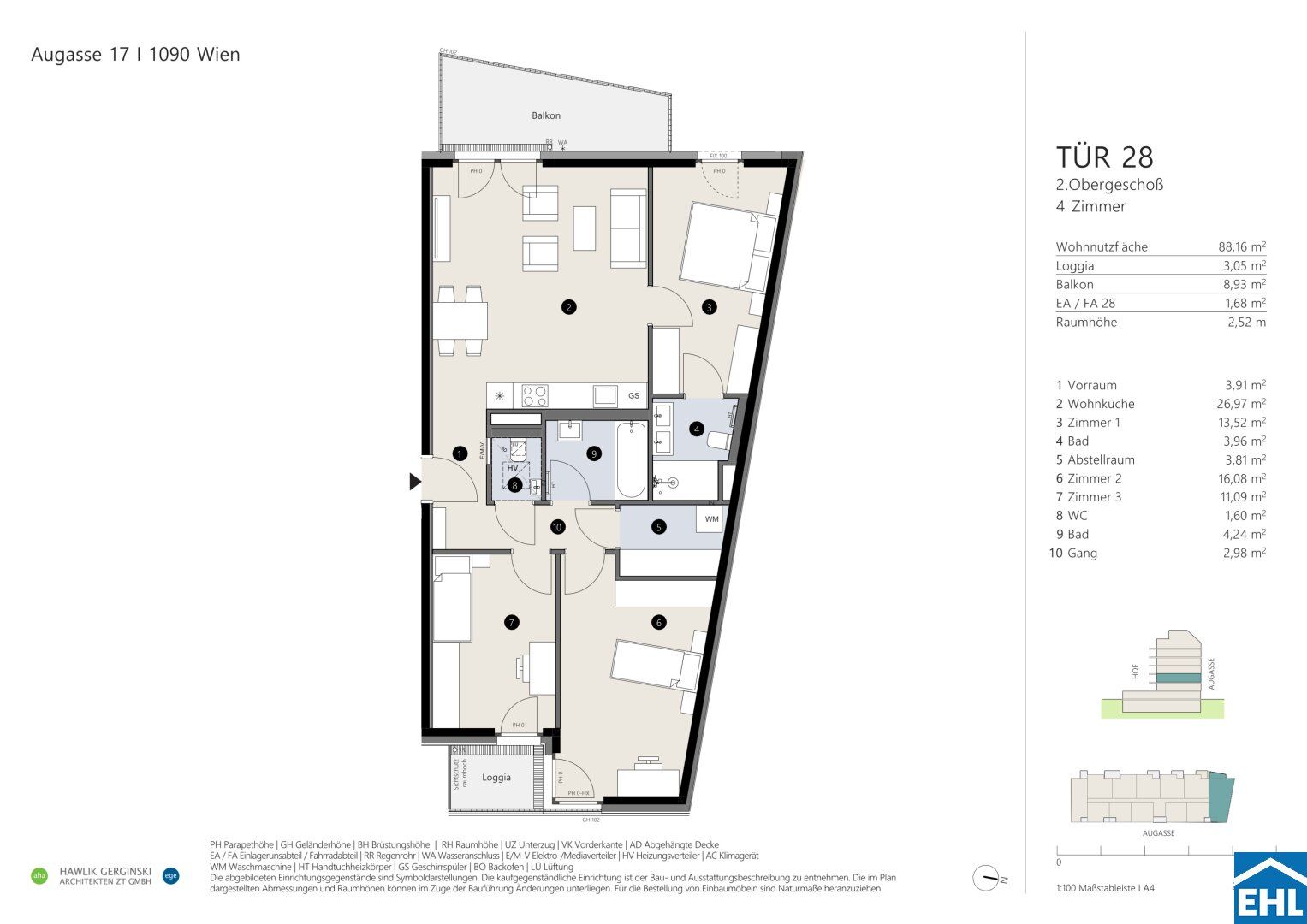 Wohnung – Wien, Lichtental, Katastralgemeinde Alsergrund - Mehr