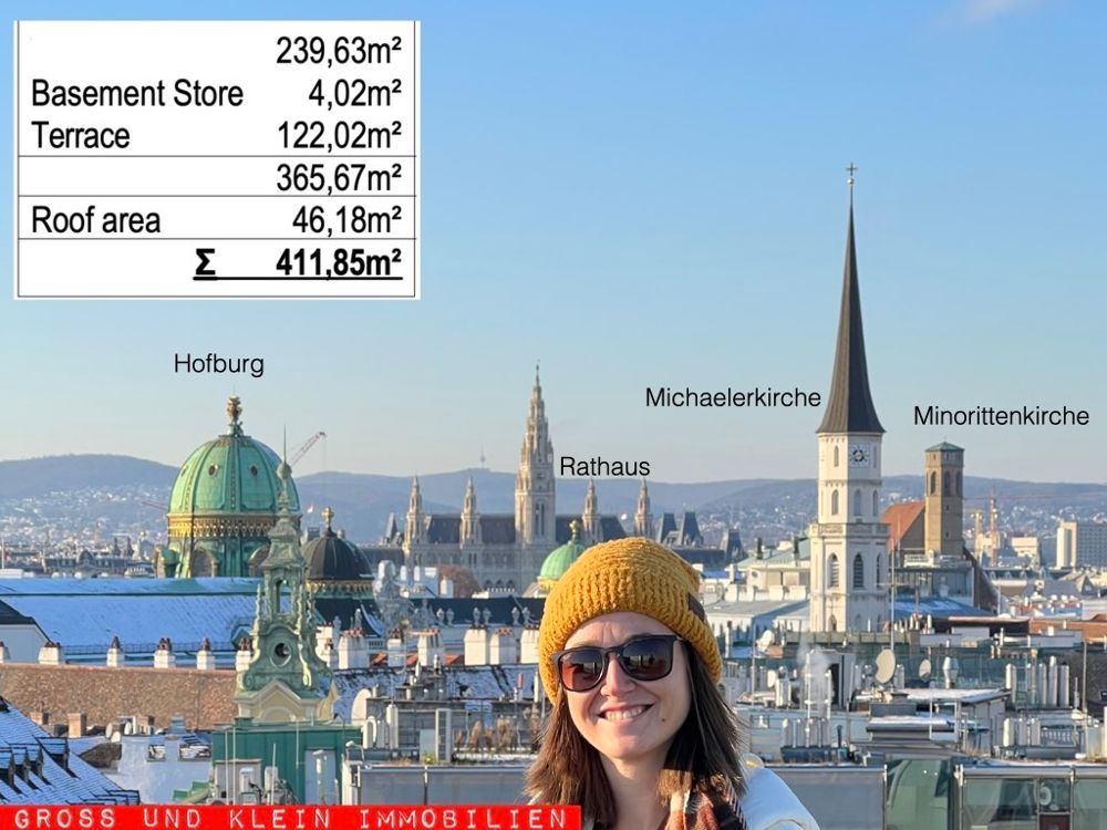Unter dem Himmel, aber oberhalb von Wien -Modernes Terrassenleben inmitten unsterblicher Tradition.