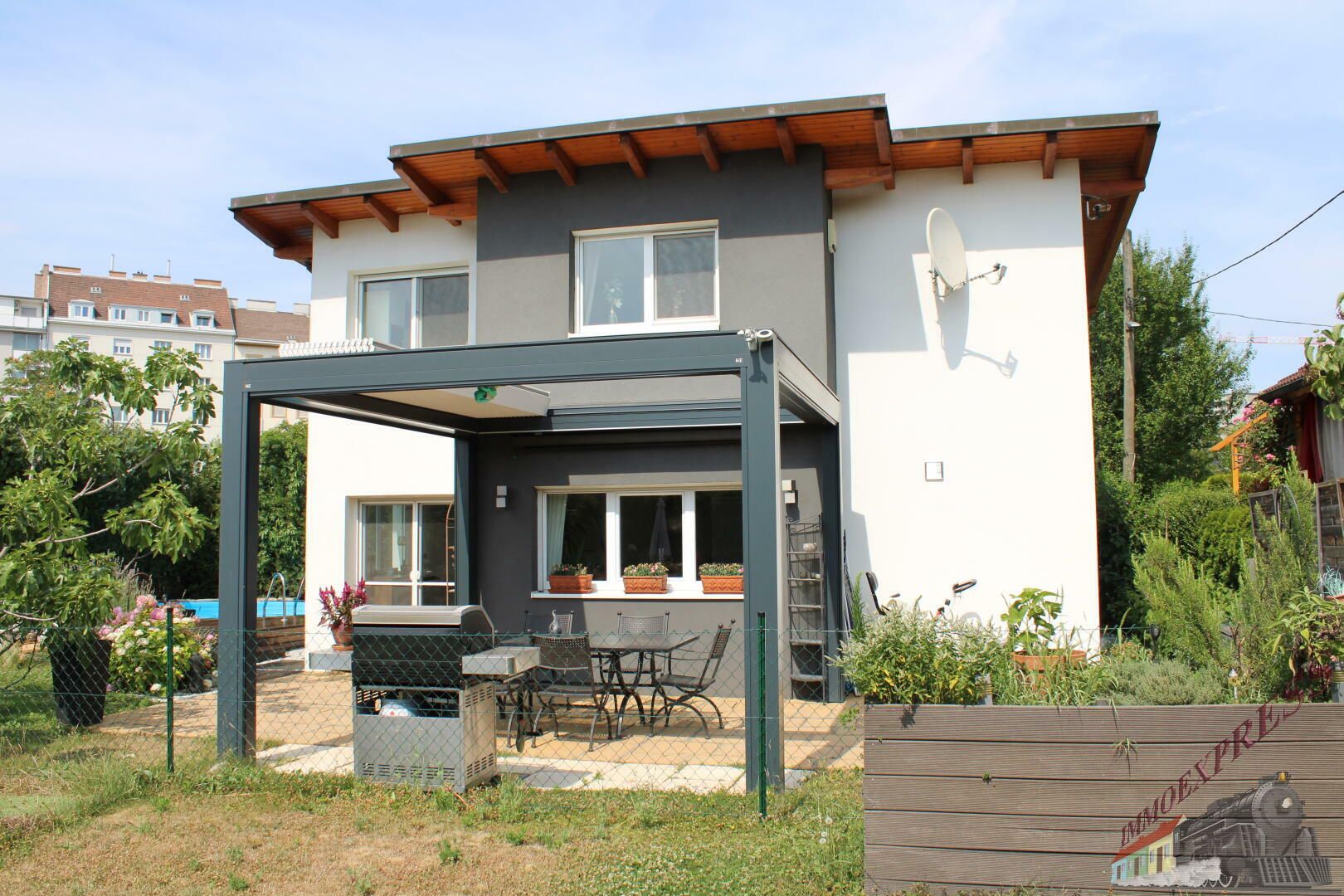 Modernes Kleingarten - Einfamilienhaus mit Garten, Terrasse & Pool im 3. Bezirk - Wohnen im Grünen nahe dem Hauptbahnhof