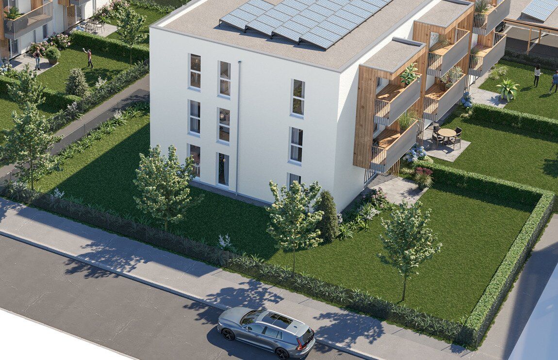 3-Zimmer-Anlegerwohnung mit 345 m² Garten, Terrasse, nachhaltige Bauweise, Landskron - Investition mit Zukunft