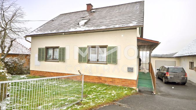 Blick auf´s Haus