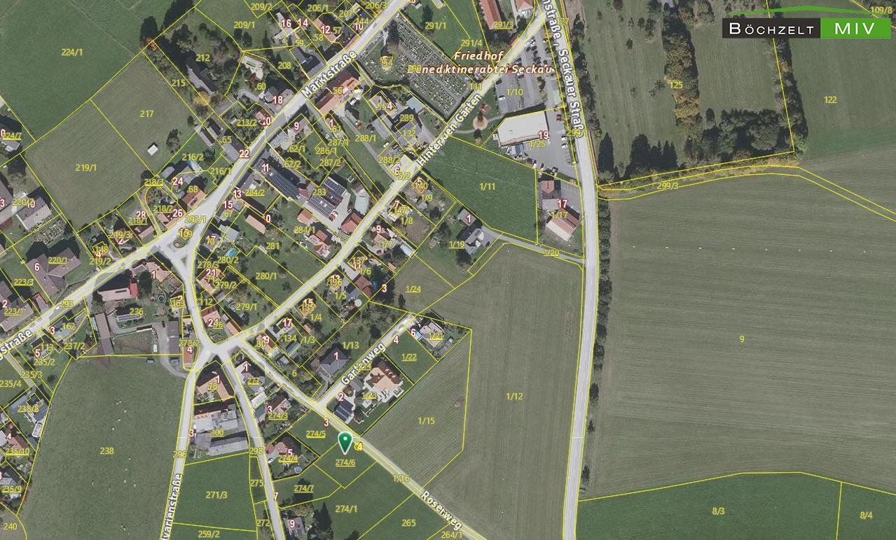 Traumhaftes Baugrundstück in Seckau - 120€ pro m² für Ihr Eigenheim - Privatstraße