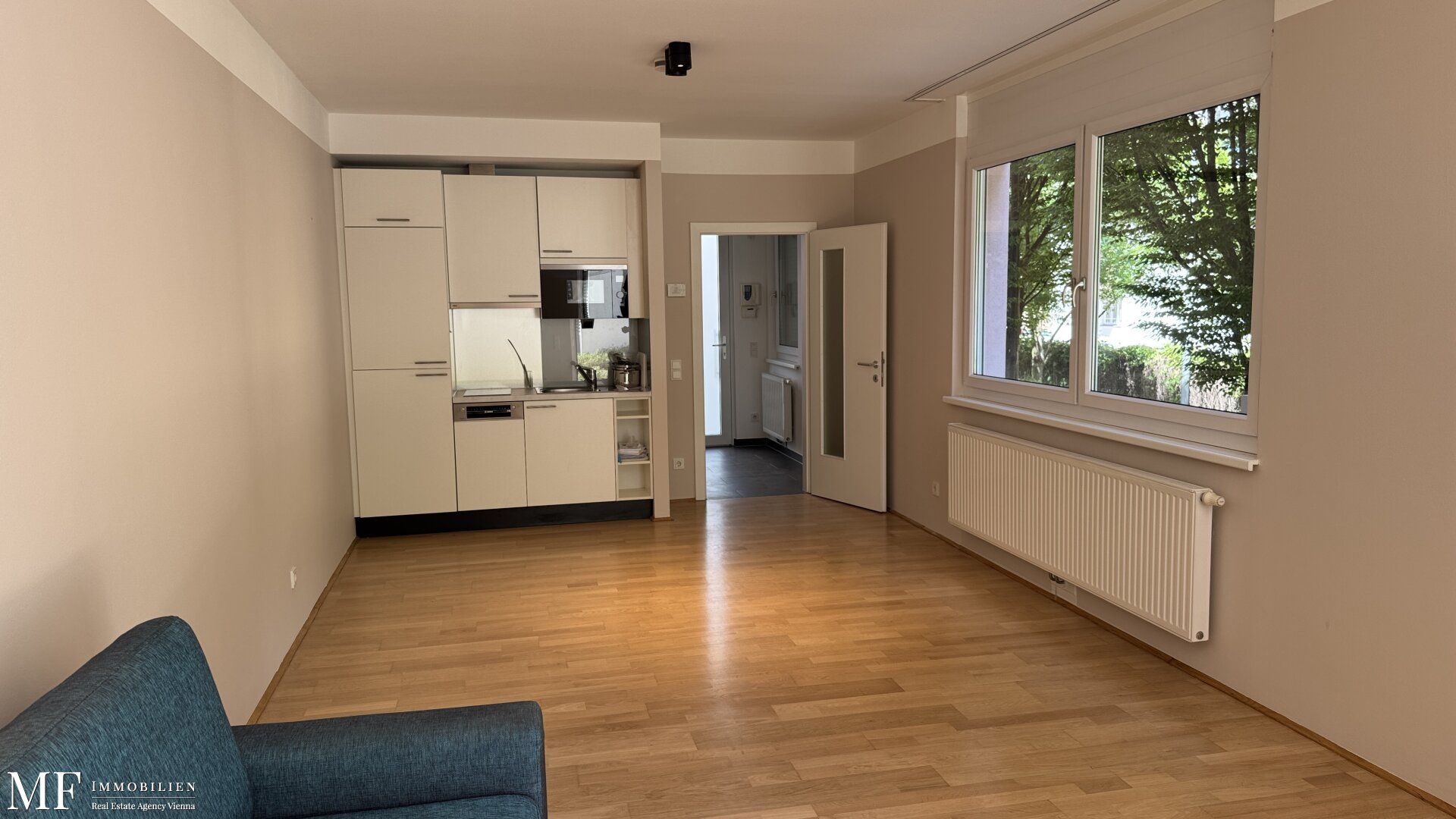 1-Zimmer-Wohnung mit Garten