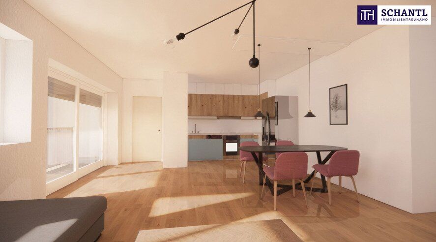 Stilvoll wohnen über den Dächern Wiens - ein 3-Zimmer-Dachgeschoßtraum mit 34 m² großer Sonnenterrasse