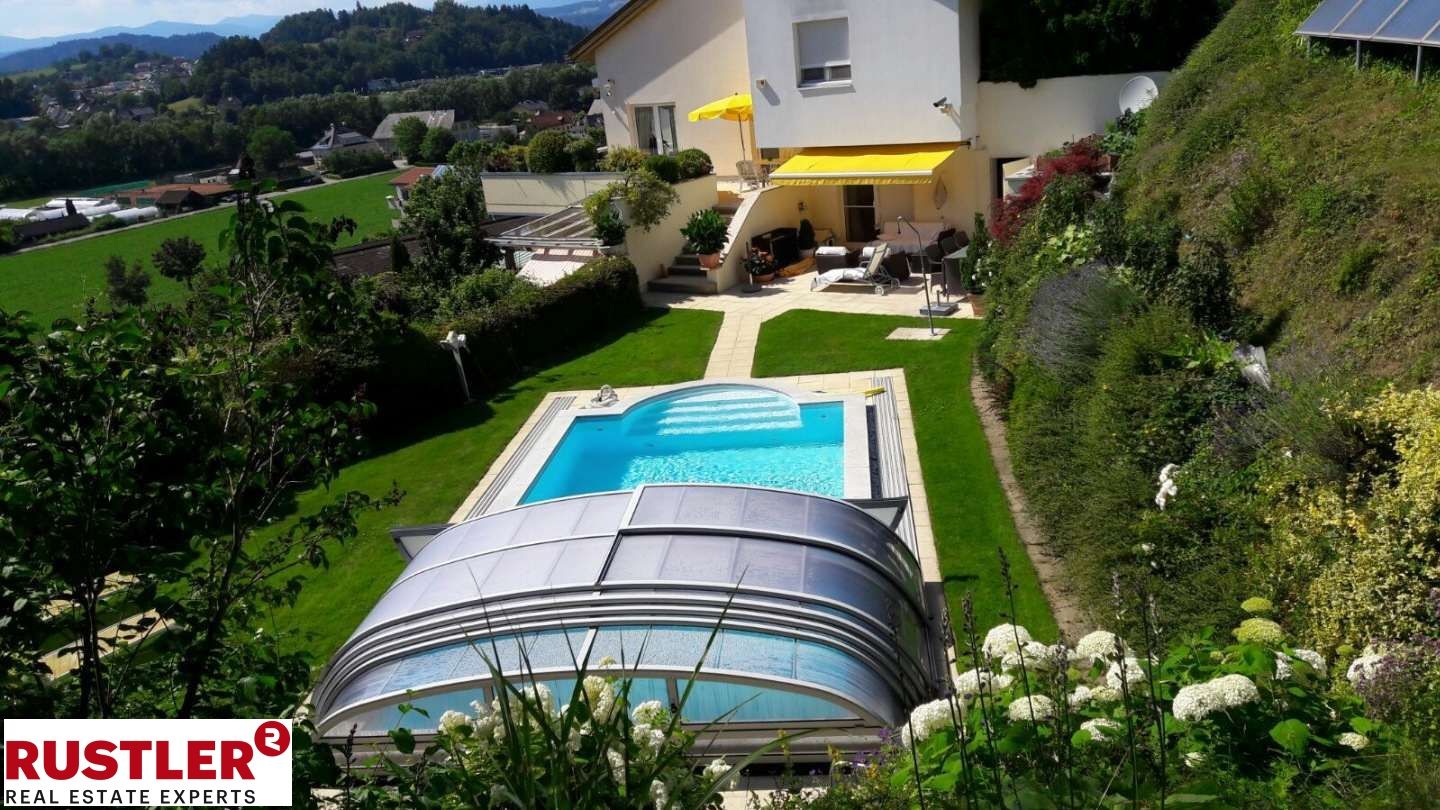 Exklusive Penthousewohnung- Wohntraum in Klagenfurt am Wörthersee mit Garten und Pool