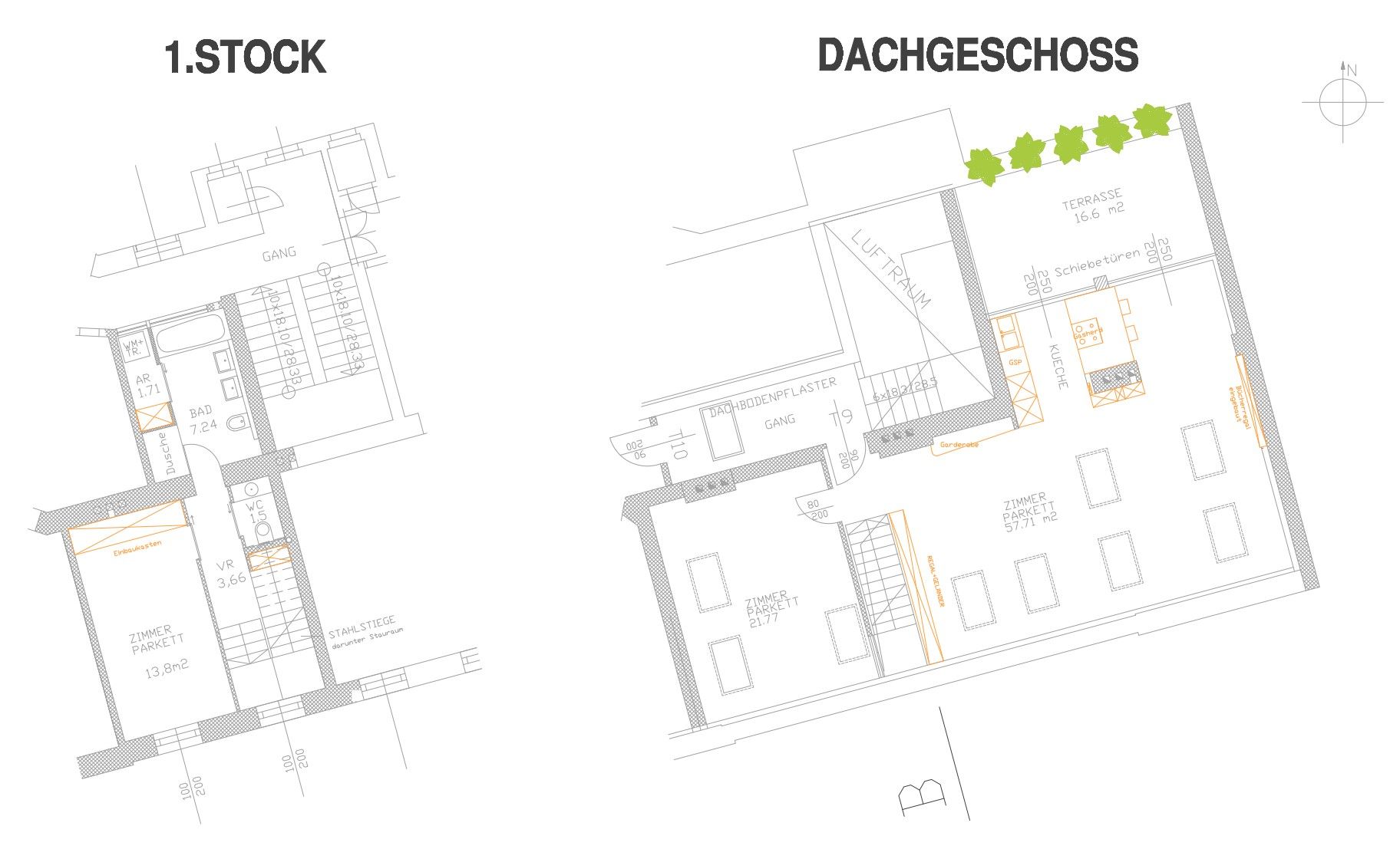 Dachgeschossmaisonette - siehe Video
