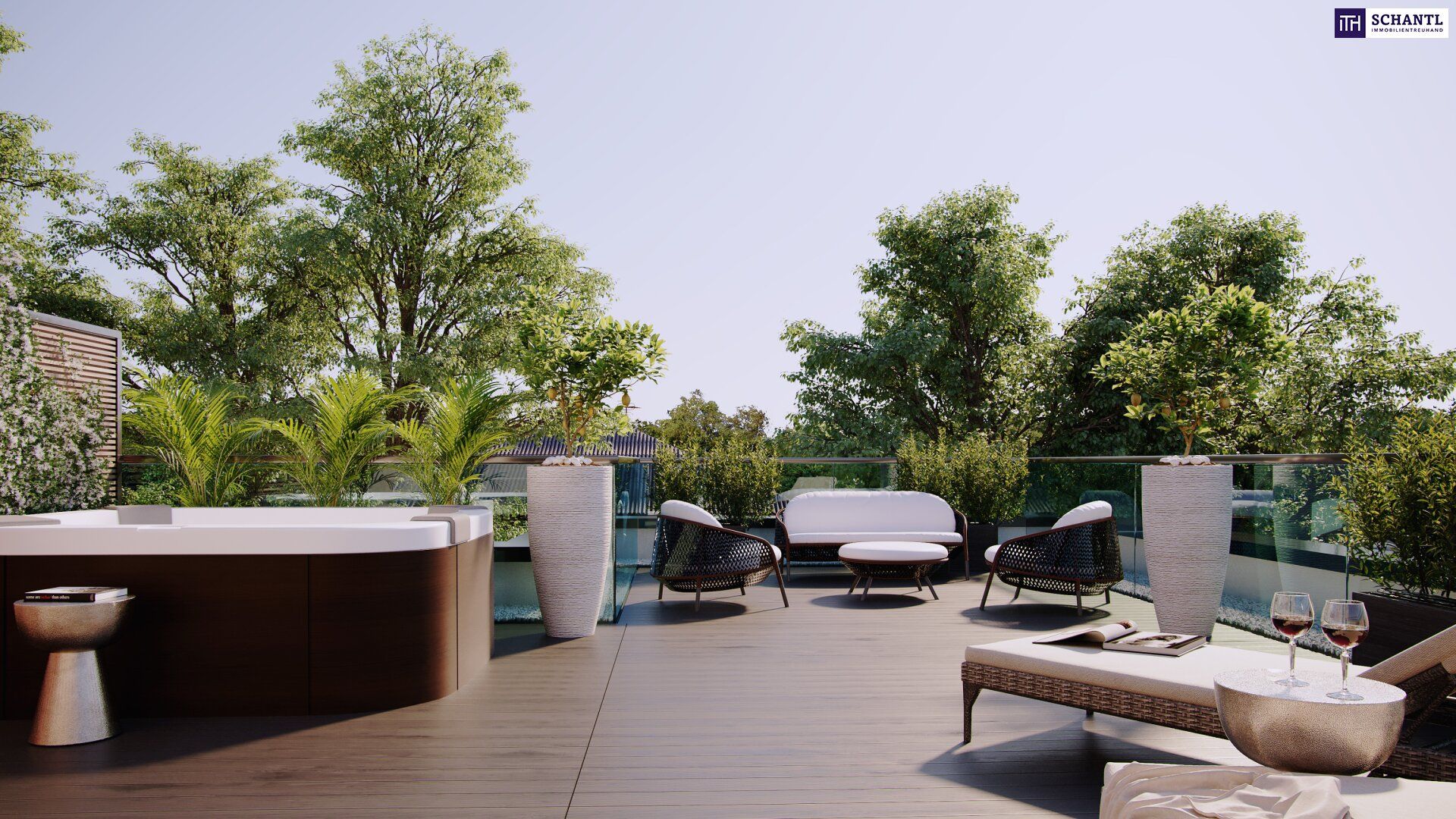 Terrassen-Sensation mit Wohlfühlfaktor! 100m² Terrassen + Whirlpool + Perfekte Raumaufteilung + Beste Qualität und Ausstattung! Jetzt zugreifen!