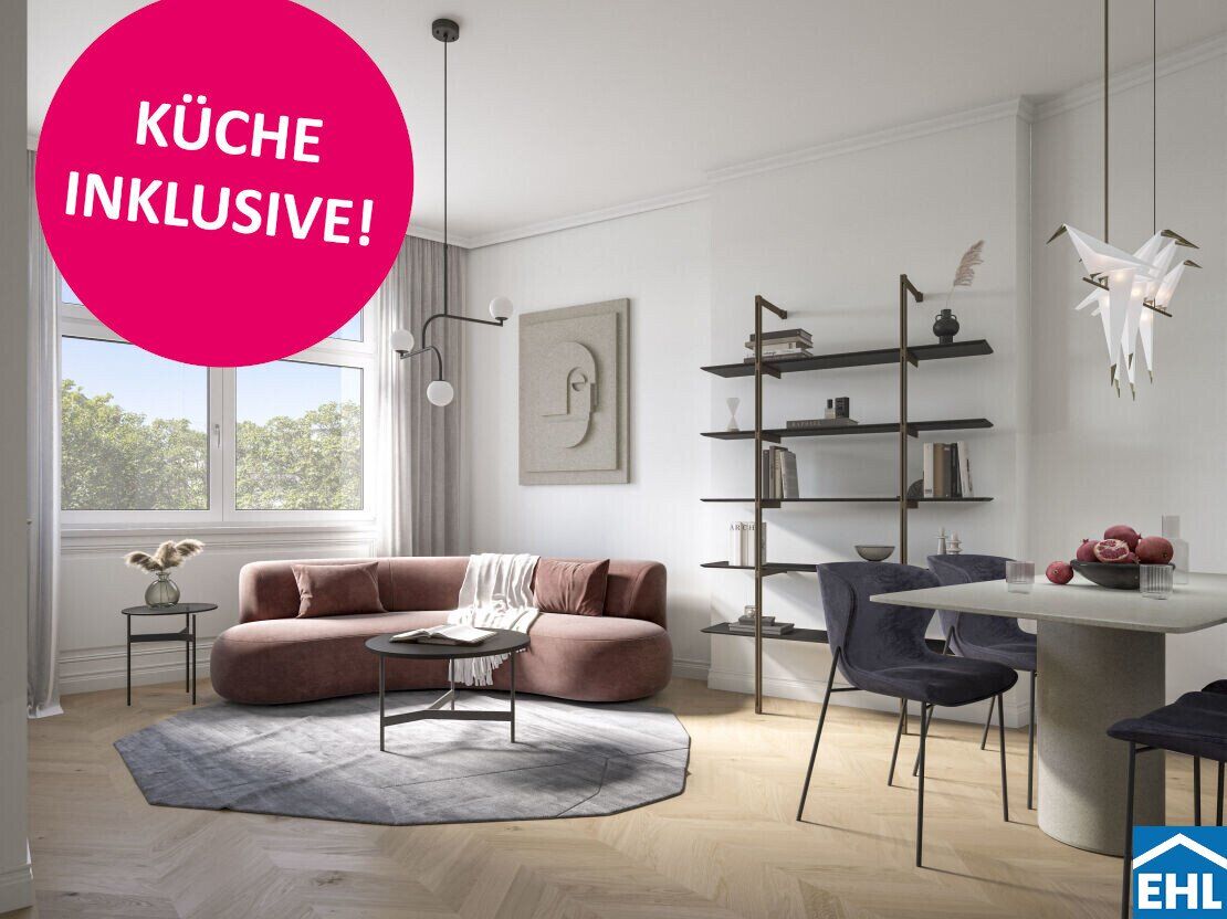 Einzigartige Wohnatmosphäre: Stilvolle Revitalisierung in bester Lage - jetzt Küche inklusive!