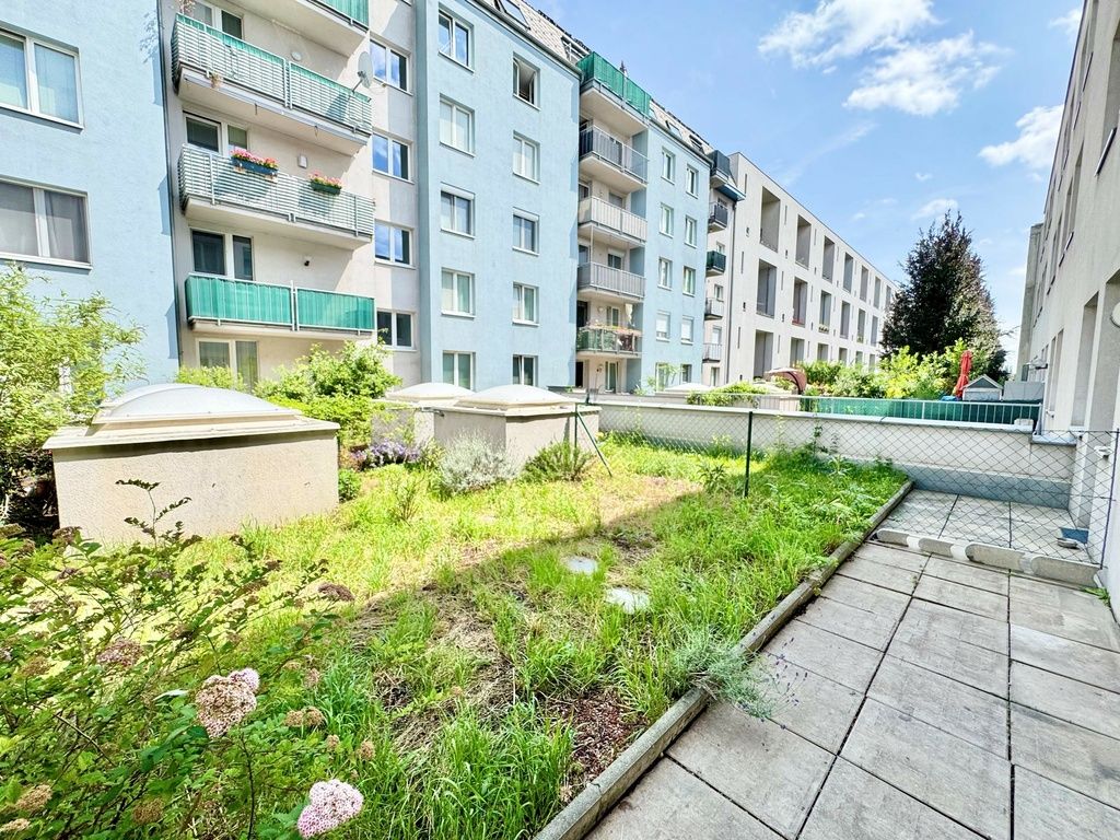 GARTENTRAUM | TOPLAGE NÄHE DONAUZENTRUM | HELLE SINGLE-WOHNUNG | U-BAHN-NÄHE