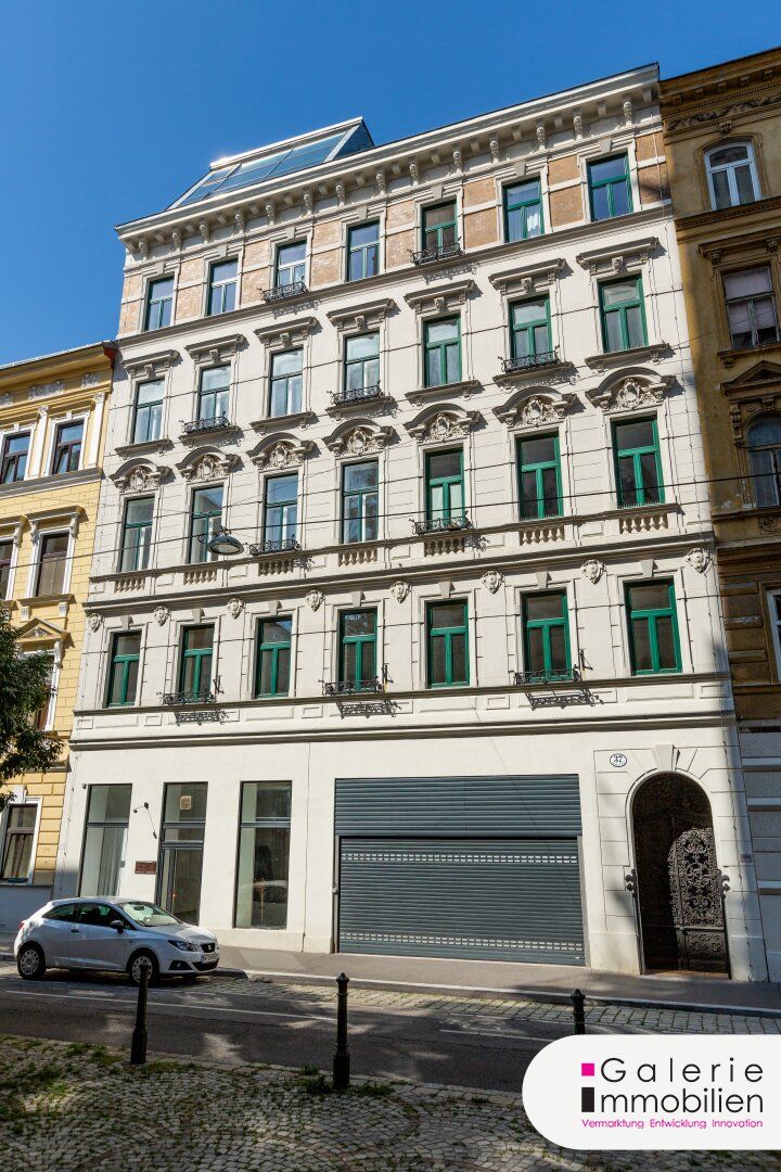 35m2 große, westseitige Wohnung mit großem Balkon