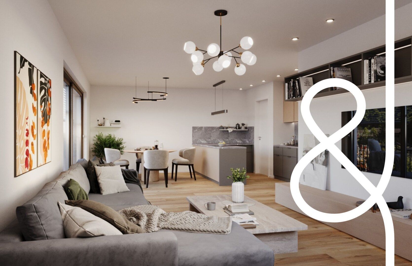 FÖRDERWÜRDIGE 3- ZIMMER WOHNUNG MIT SONNIGEM BALKON