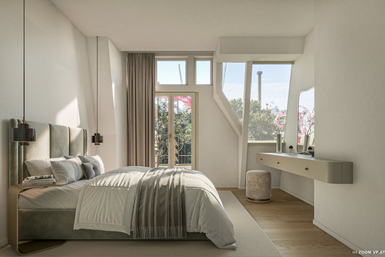 MAISON 29 - L'art de vivre | Fantastischer Weitblick über den Prater I Großzügig angelegte Maisonette mit 2 Terrassen I Historisches Türmchen am Dach - Ansicht 4