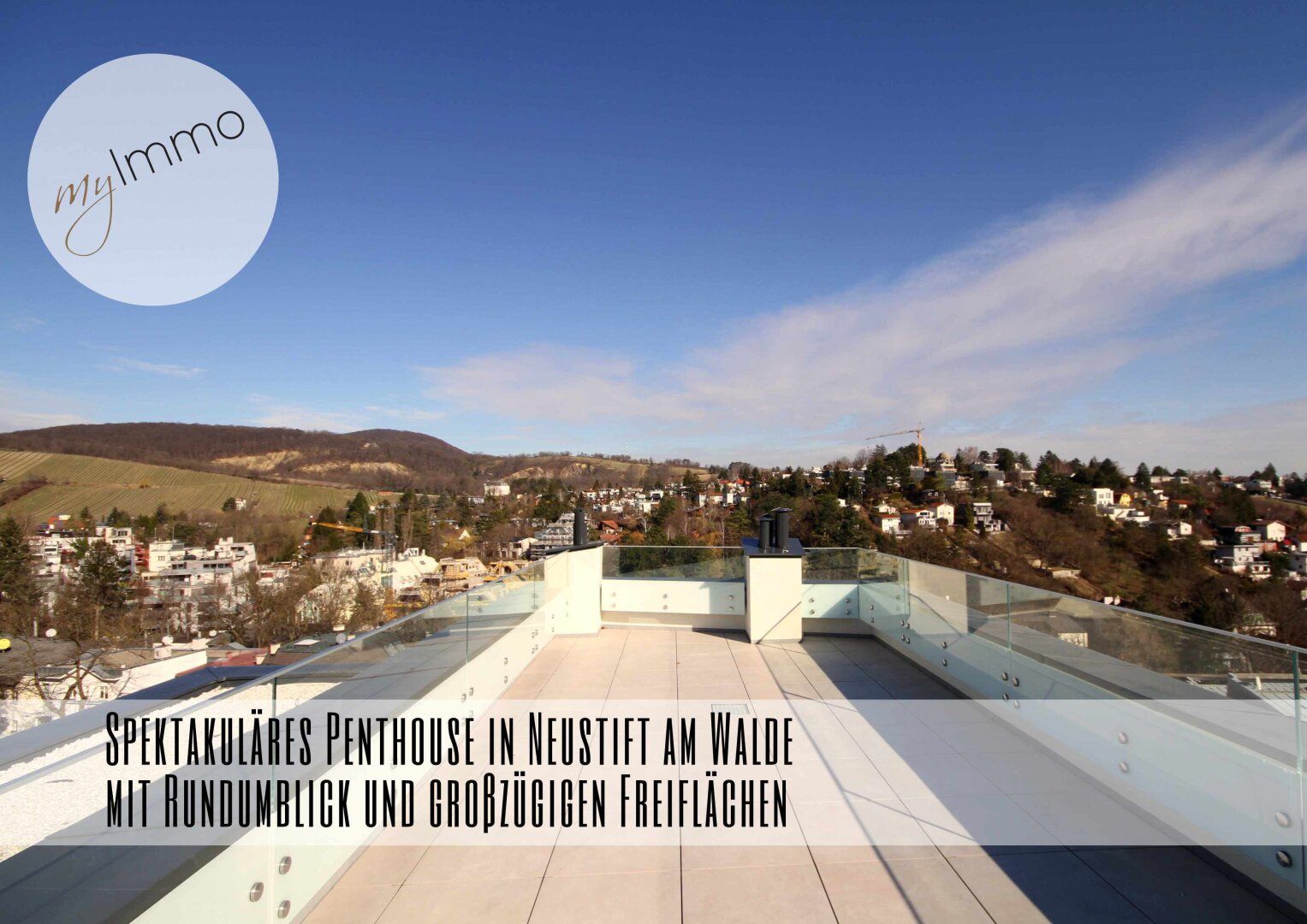 Spektakuläres Penthouse in Neustift am Walde mit Rundumblick und großzügigen Freiflächen