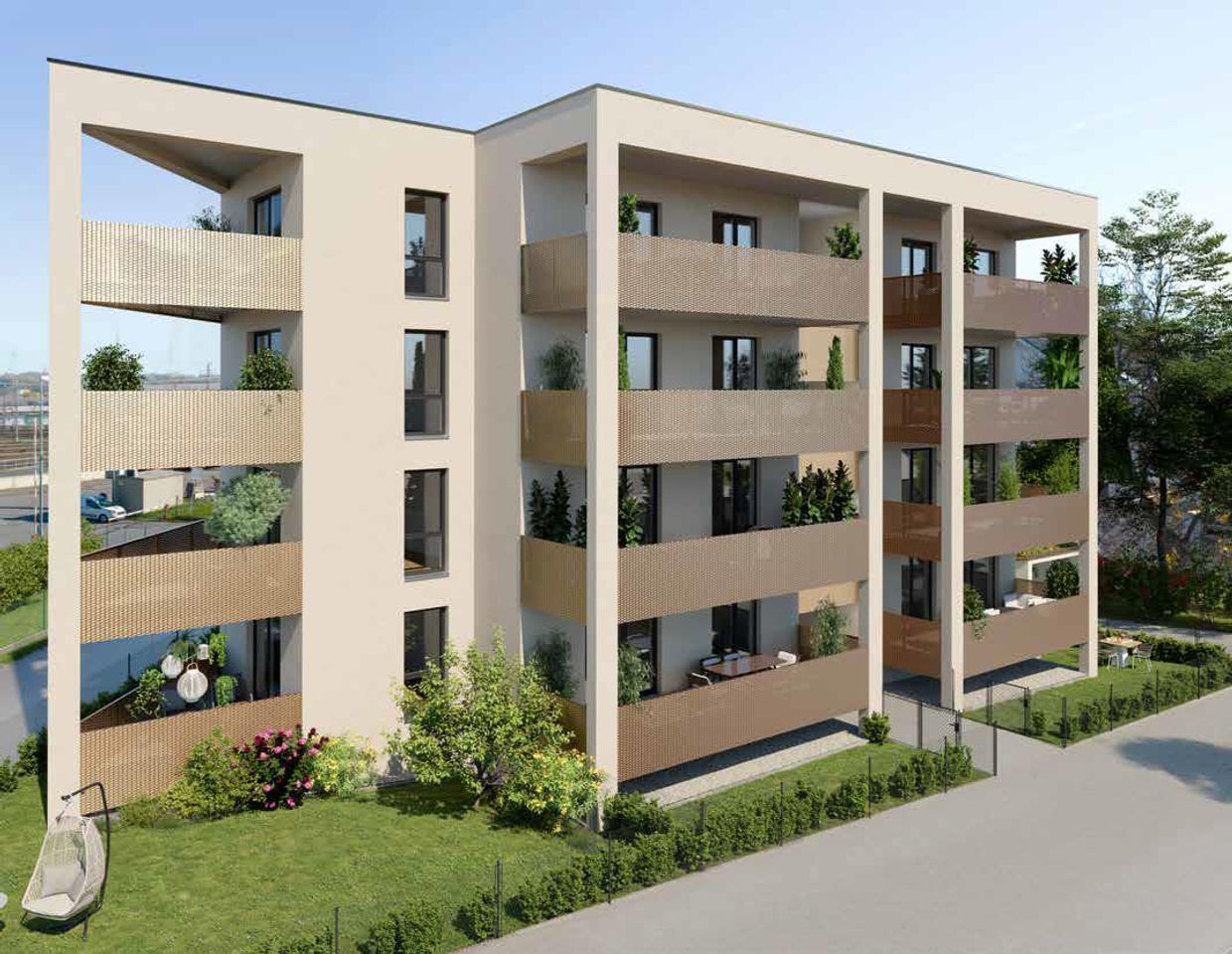Elegante 2-Zimmerwohnung mit Mega-Balkon