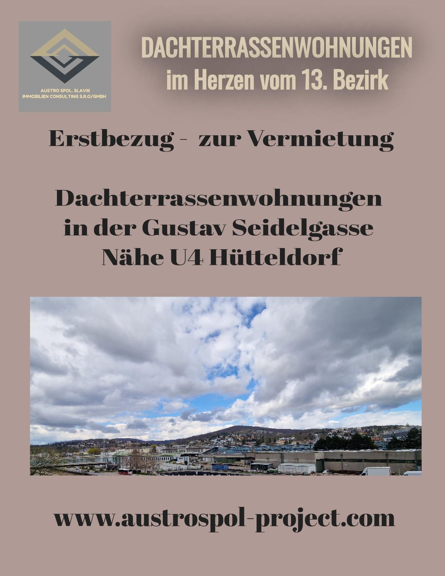 Erstbezug - Dachterrassenwohnung auf 2 Ebenen - Sofortbezug mit 2 Terrassen !!