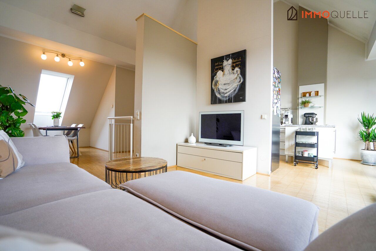 Stilvolles Wohnen über den Dächern ... Spektakuläre Dachterrassenwohnung in Welser Top-Lage zu verkaufen!