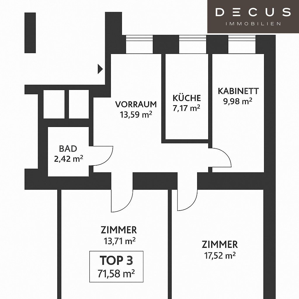 Altbauwohnung mit Potenzial - 3 Zimmer im 20. Bezirk