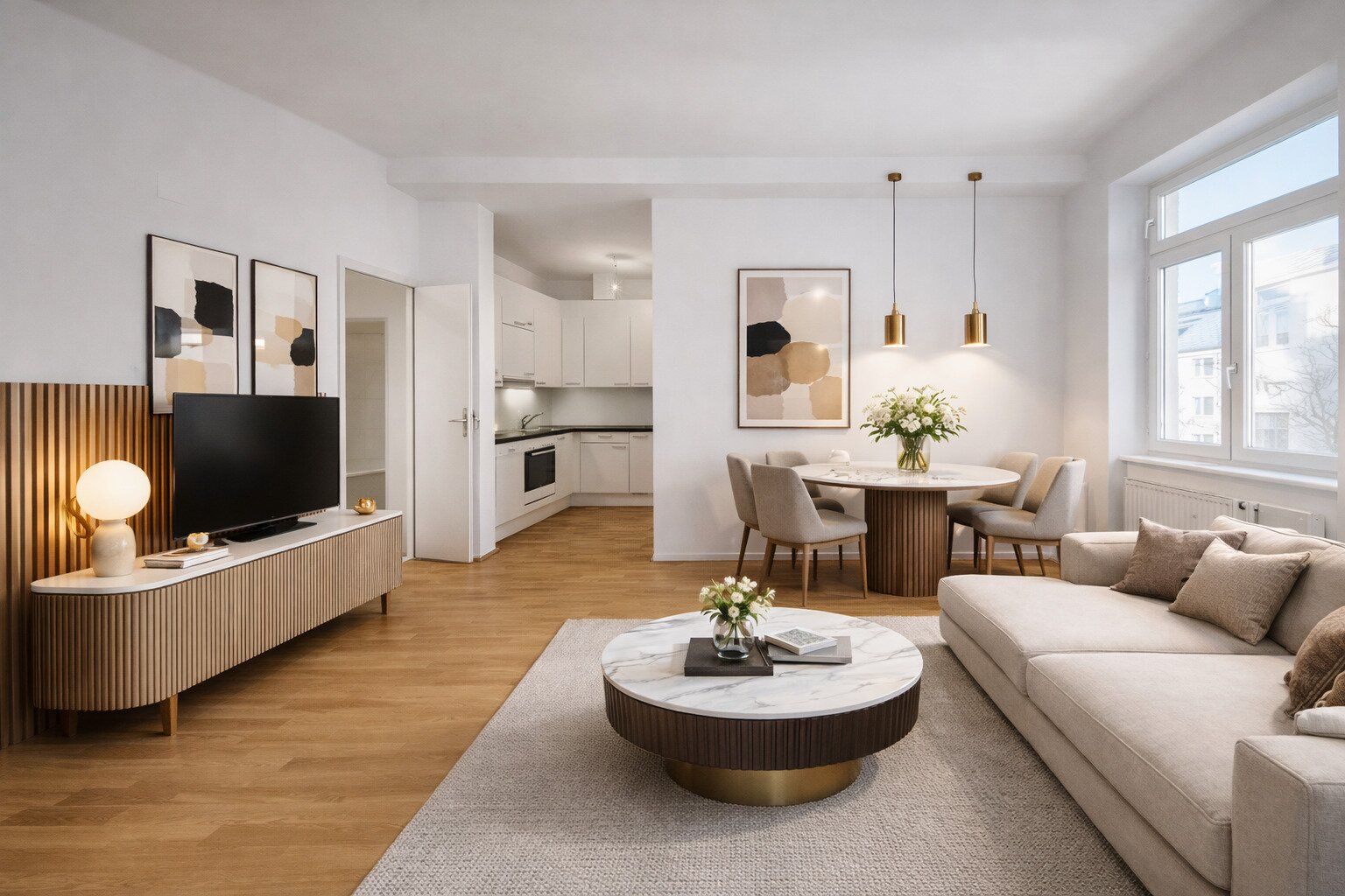 Ruhiger Innenhofblick trifft Citynähe - stilvolle 2 Zimmer Altbauwohnung im 3. Liftstock - Visning 2