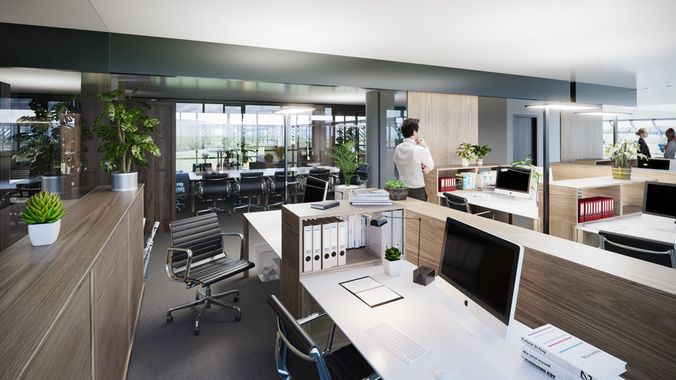 VioPlaza - Interiors - Office Sockelgebaude - K3
